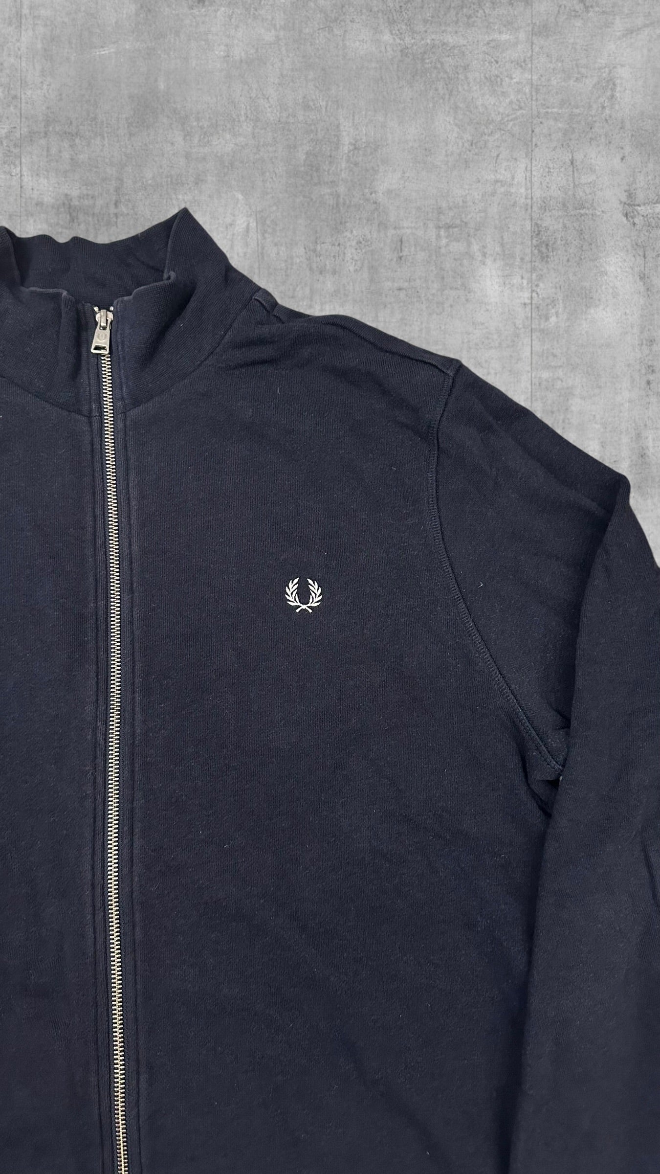 Fred Perry Zip Jacke Schwarzblau L
