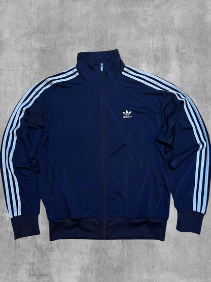 Adidas Firebird Trainingsjacke Navy Blau Weiß M - L