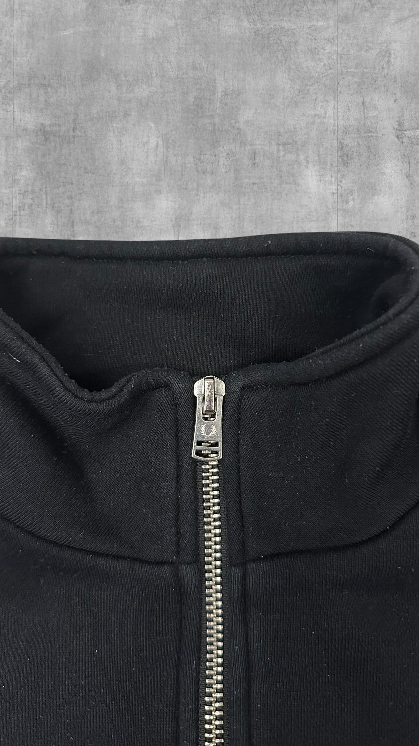Fred Perry Half / Quarter zip Pullover Schwarz M