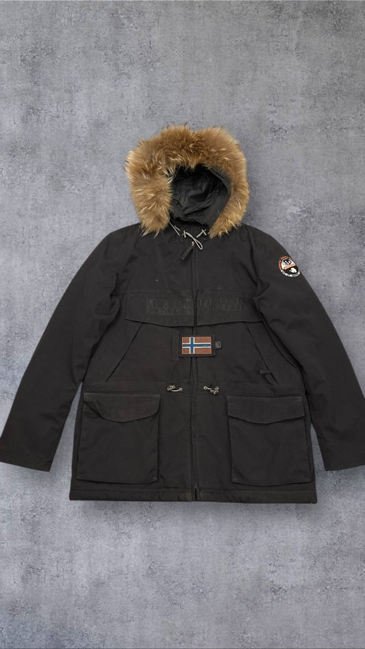Napapirji Parka Winterjacke Schwarz XL