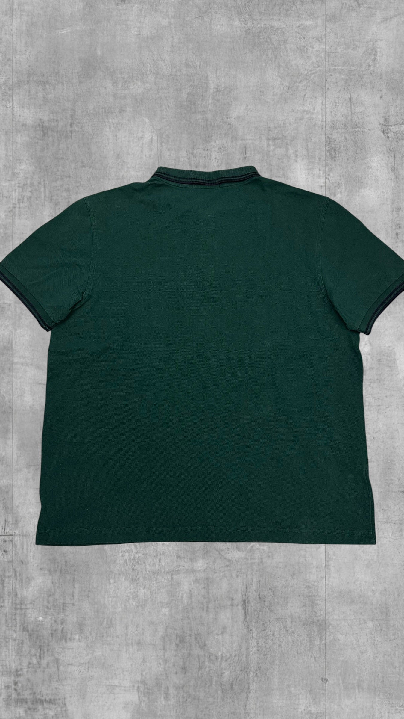 Fred Perry Polo Shirt Dunkelgrün Schwarz XL