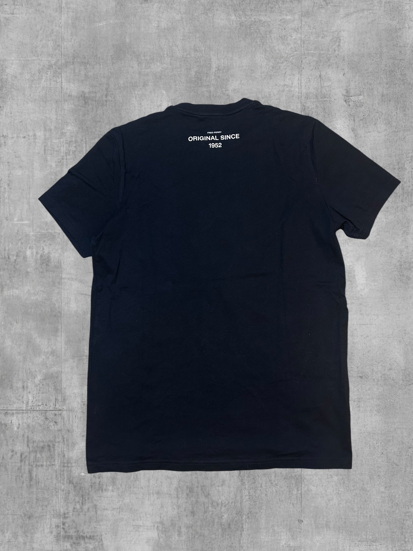 Fred Perry T-shirt Schwarz Weiß Gold S