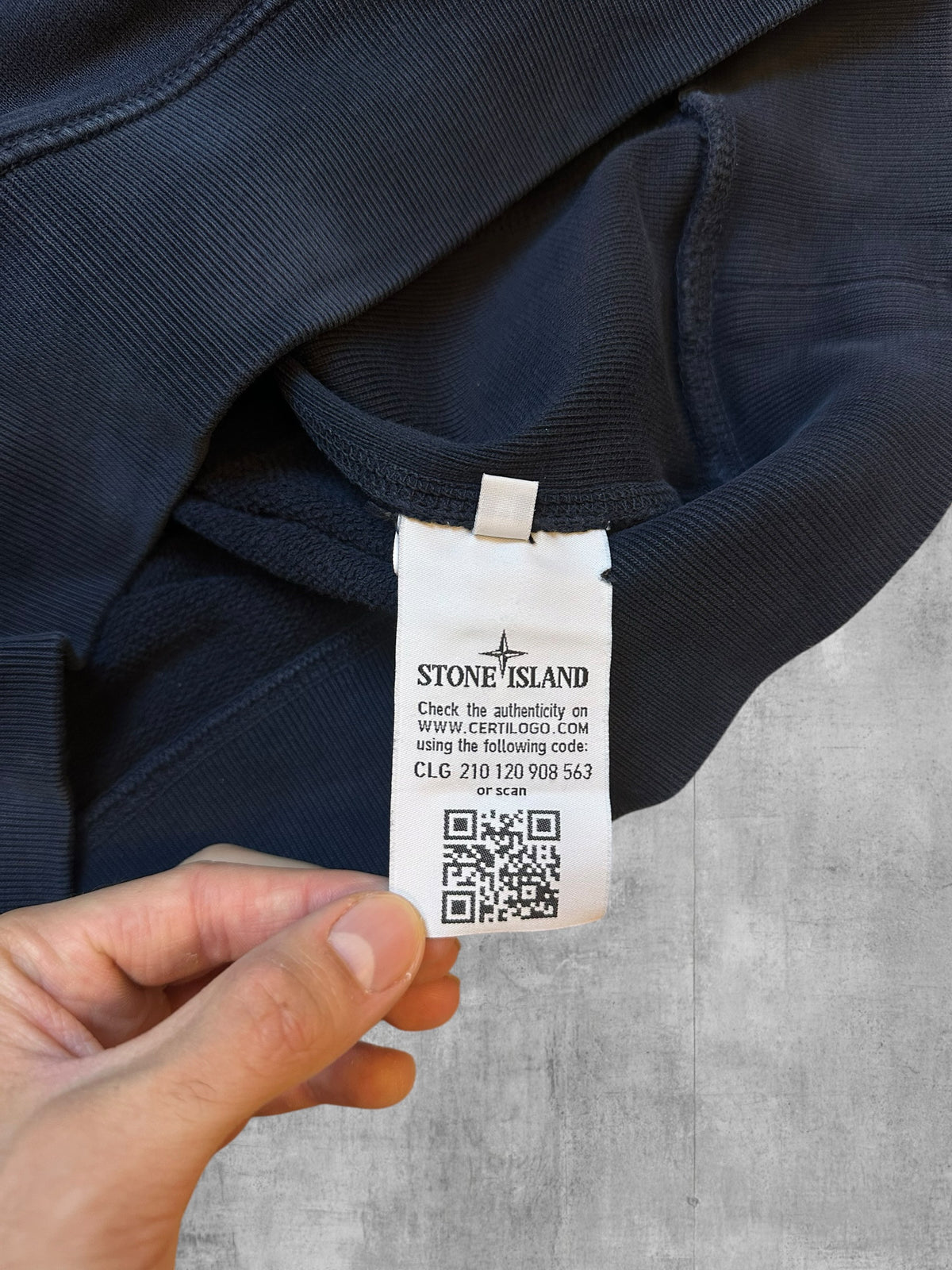 Stone Island Sweatshirt Black Blue M
