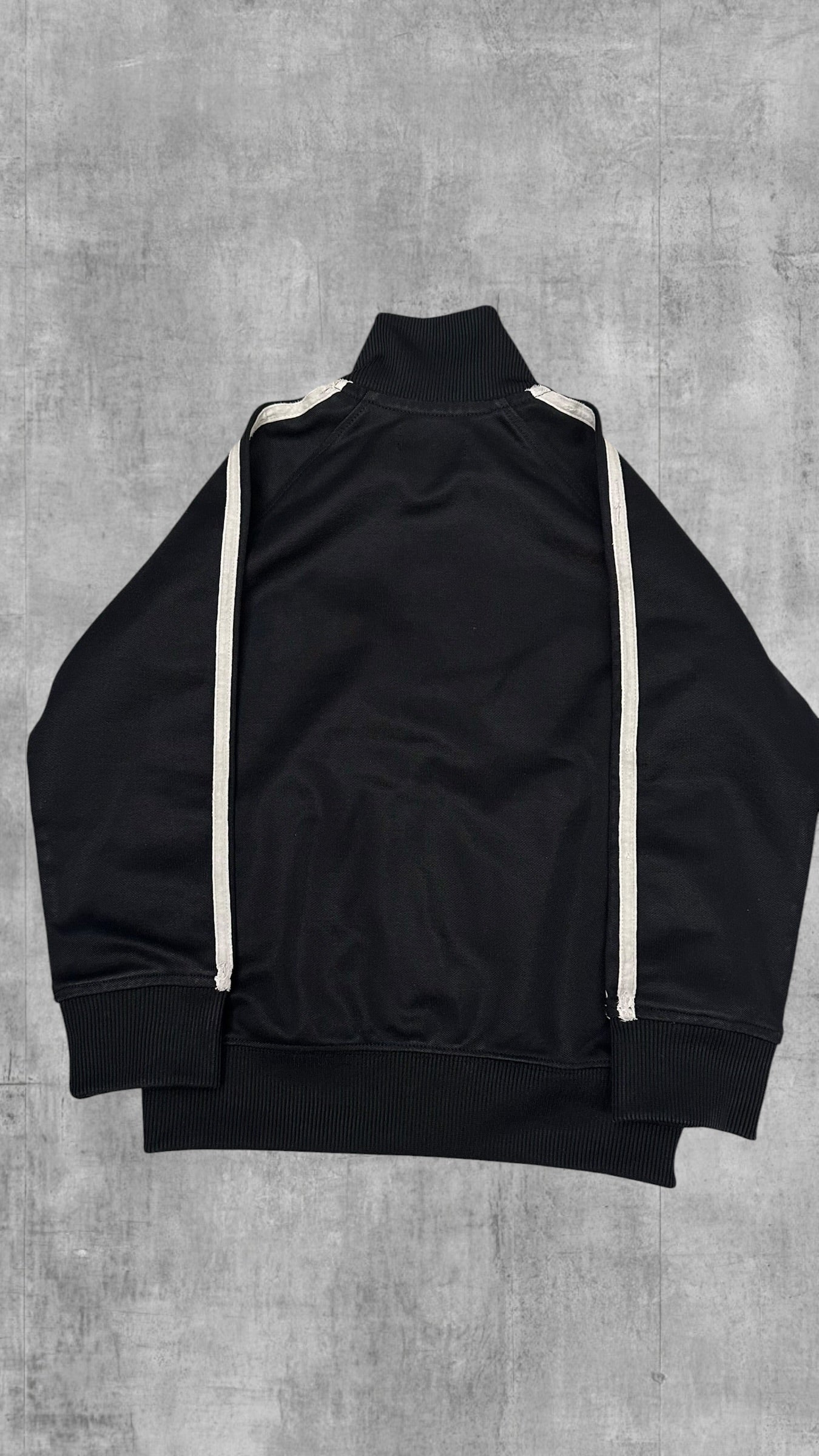 Fred Perry Vintage Trainingsjacke Schwarz Weiß 110cm (Kindergröße)