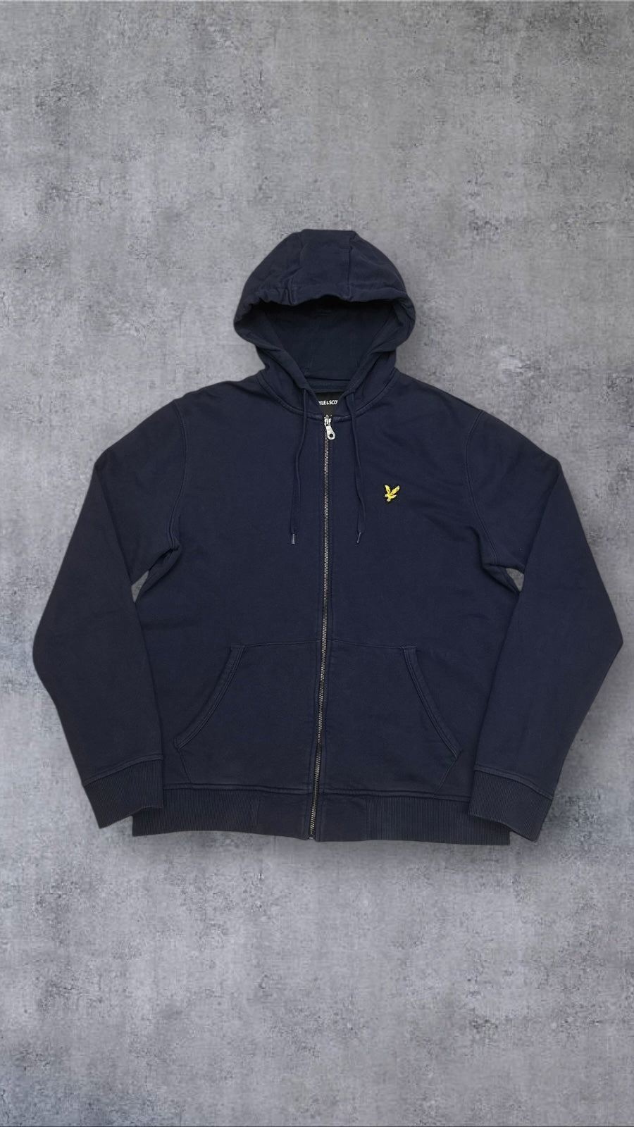Lyle & Scott Zip Hoodie Navy Blau M