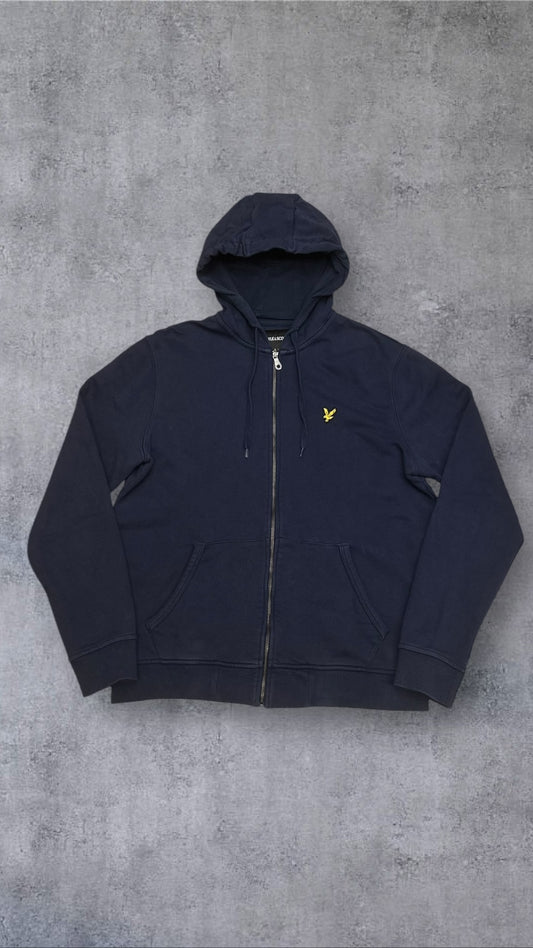 Lyle & Scott Zip Hoodie Navy Blau M