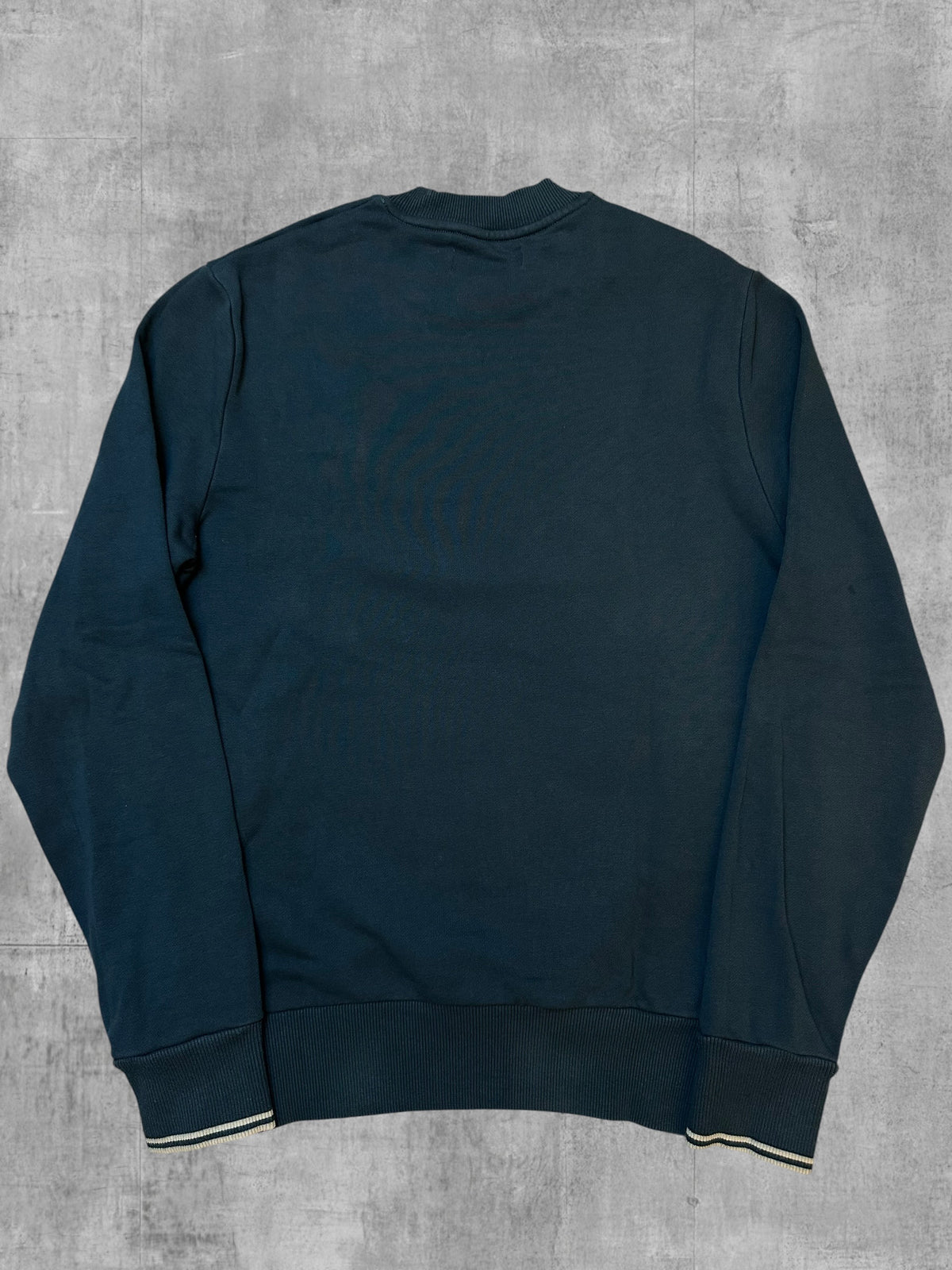 Fred Perry Sweatshirt Sweater Pullover Hoodie Türkisgrün S