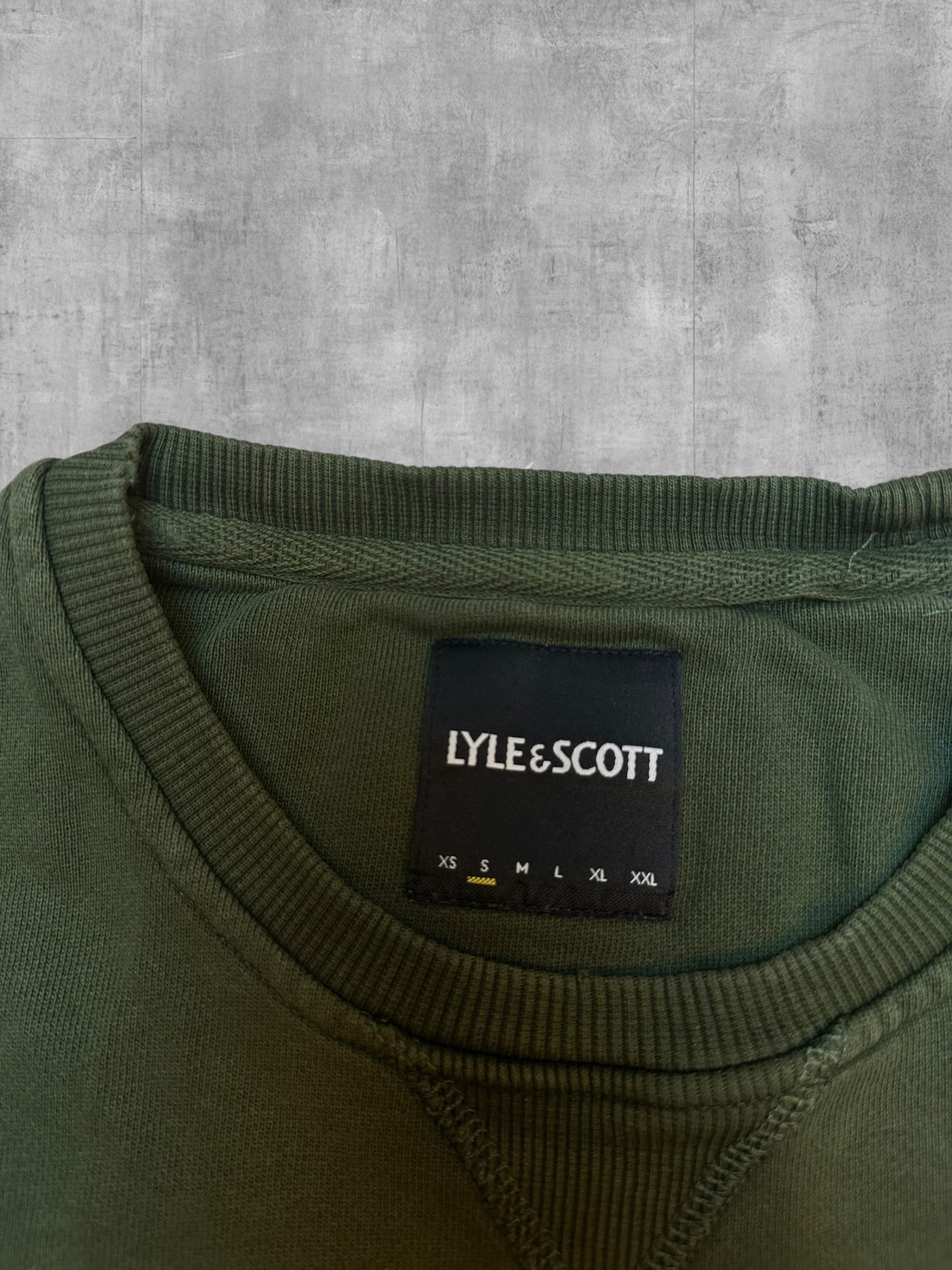 Lyle & Scott Sweatshirt Olivgrün S