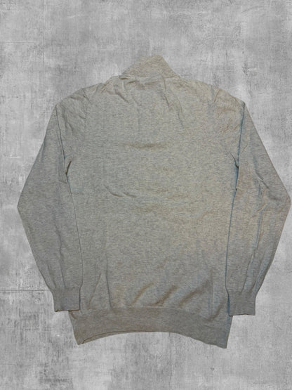 Lyle & Scott Vintage Quarter Zip Sweater Hellgrau M