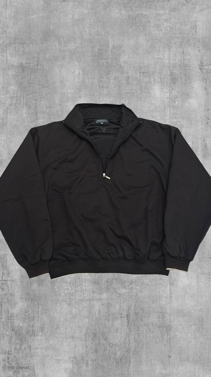 Lyle & Scott Vintage Half Zip Windbreaker Schwarz S-M