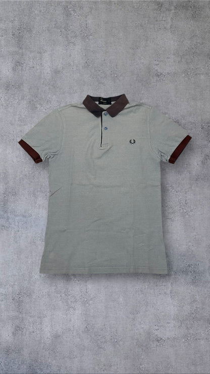 Fred Perry Polo Hemd Shirt Hellblau S Slim Fit