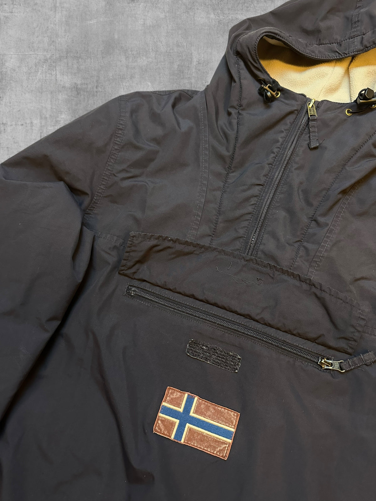 Napapijri Jacke Windbreaker gefüttert Schwarzblau L