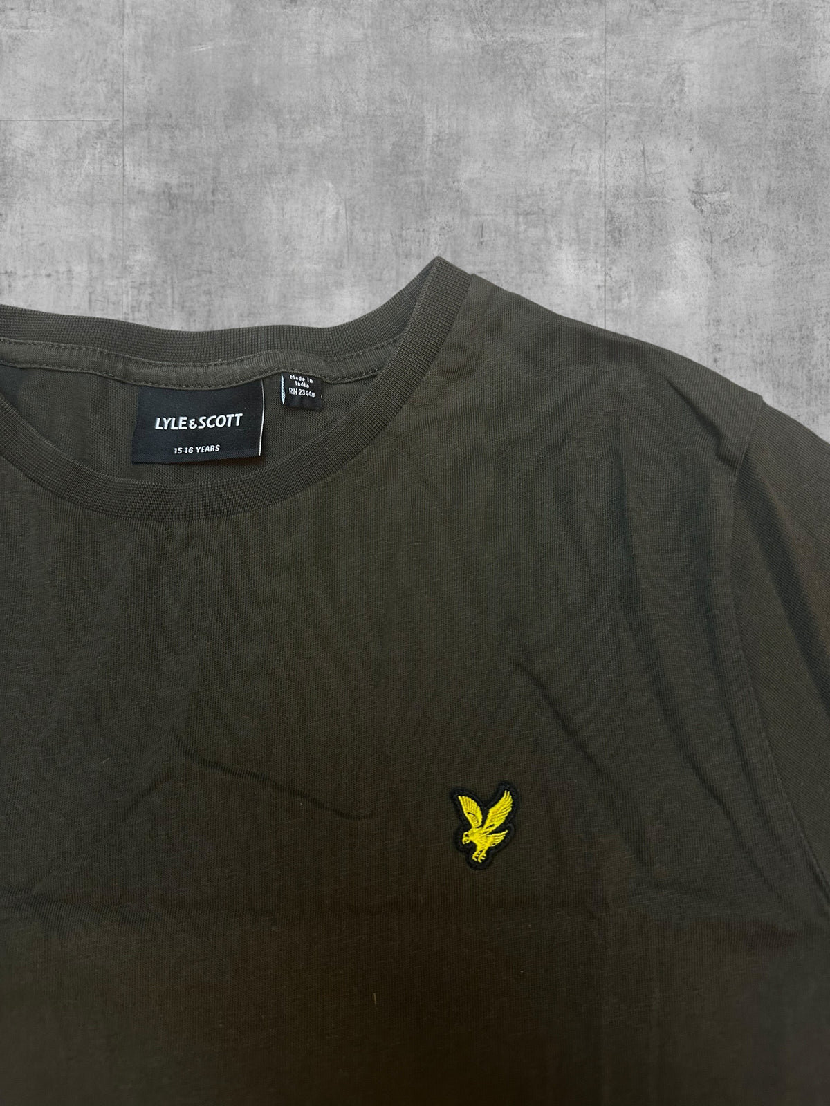 Lyle & Scott T-shirt Olivgrün S Slim Fit