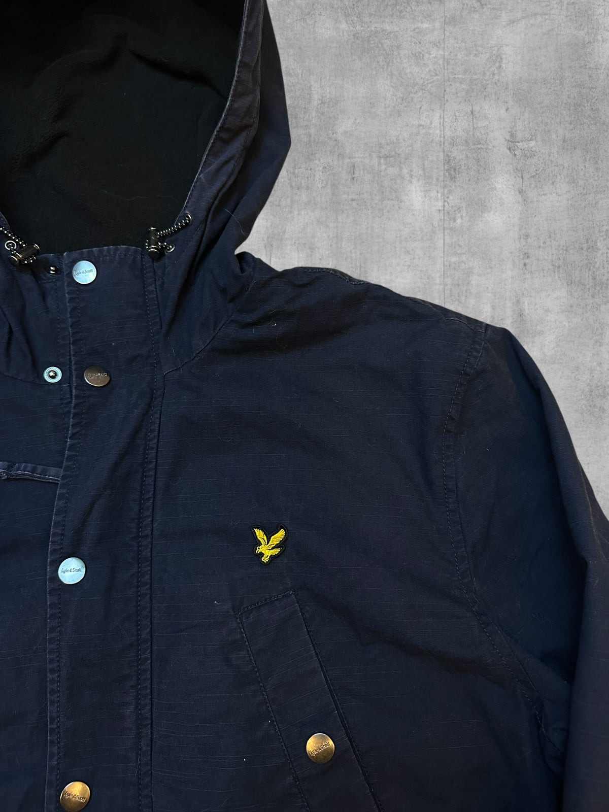 Lyle & Scott Regenjacke Mantel Navy Blau XL