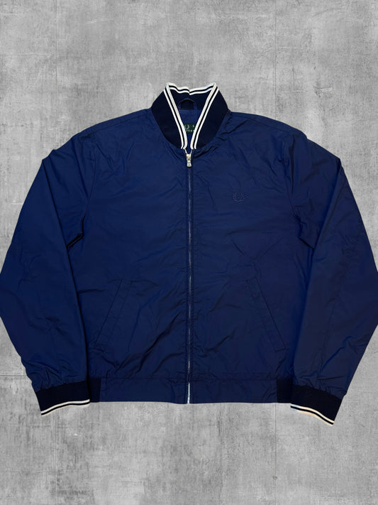 Fred Perry Bomberjacke Windbreaker Navy Blau L