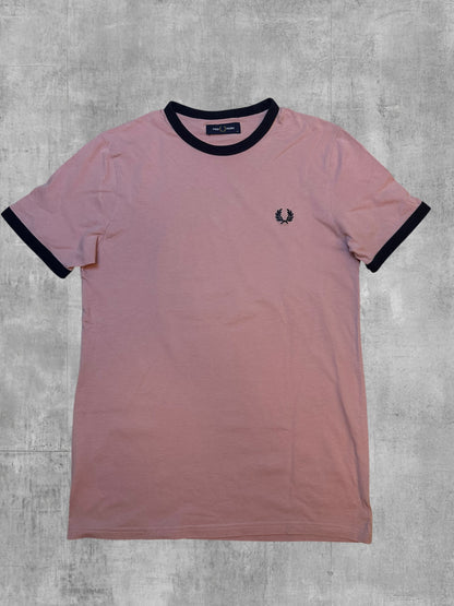 Fred Perry T-shirt Rosa Schwarz XS