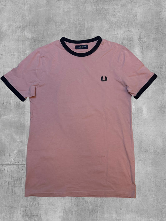 Fred Perry T-shirt Rosa Schwarz XS
