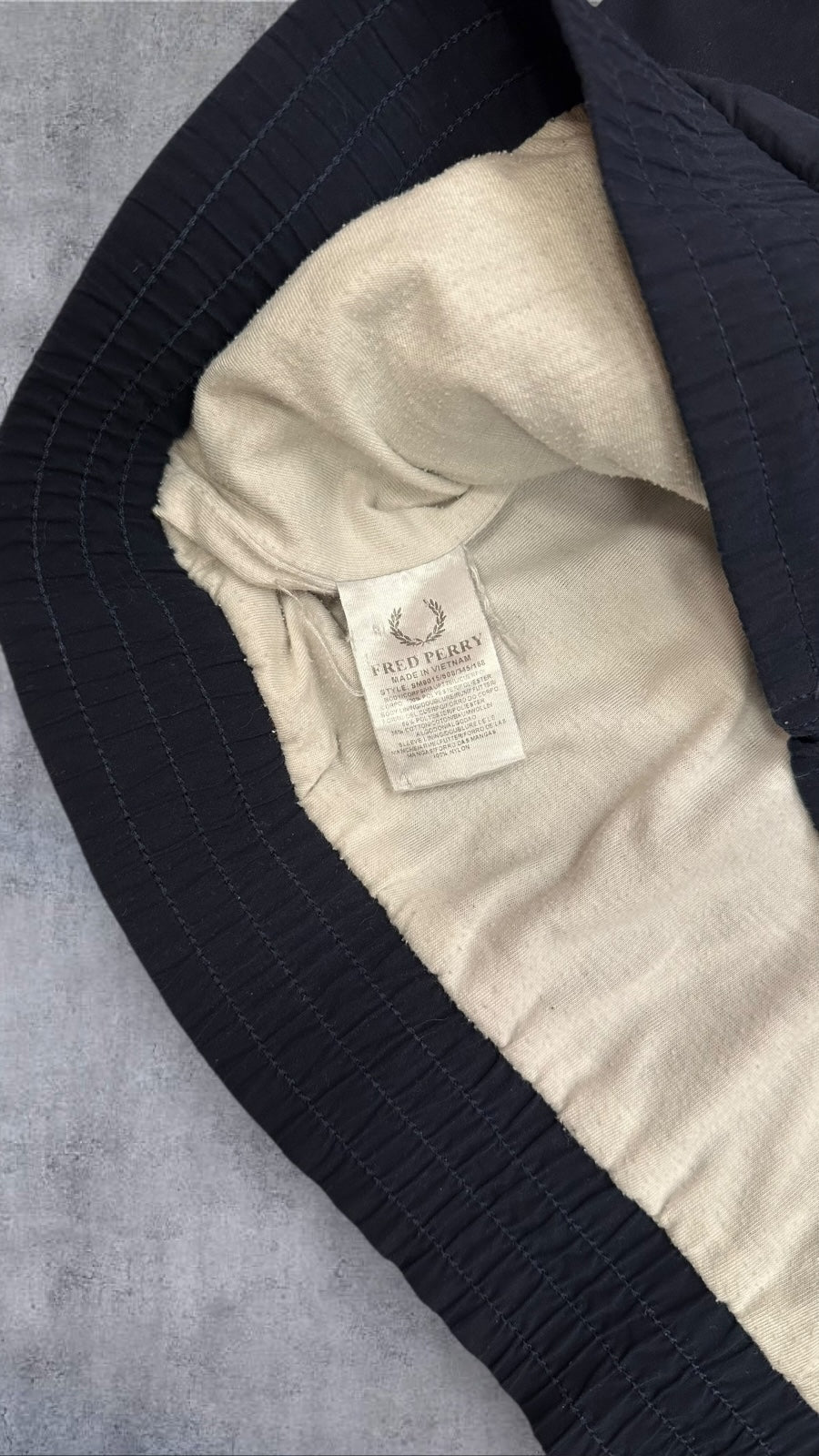 Fred Perry Vintage Trainingsjacke Taped Zip Jacke L