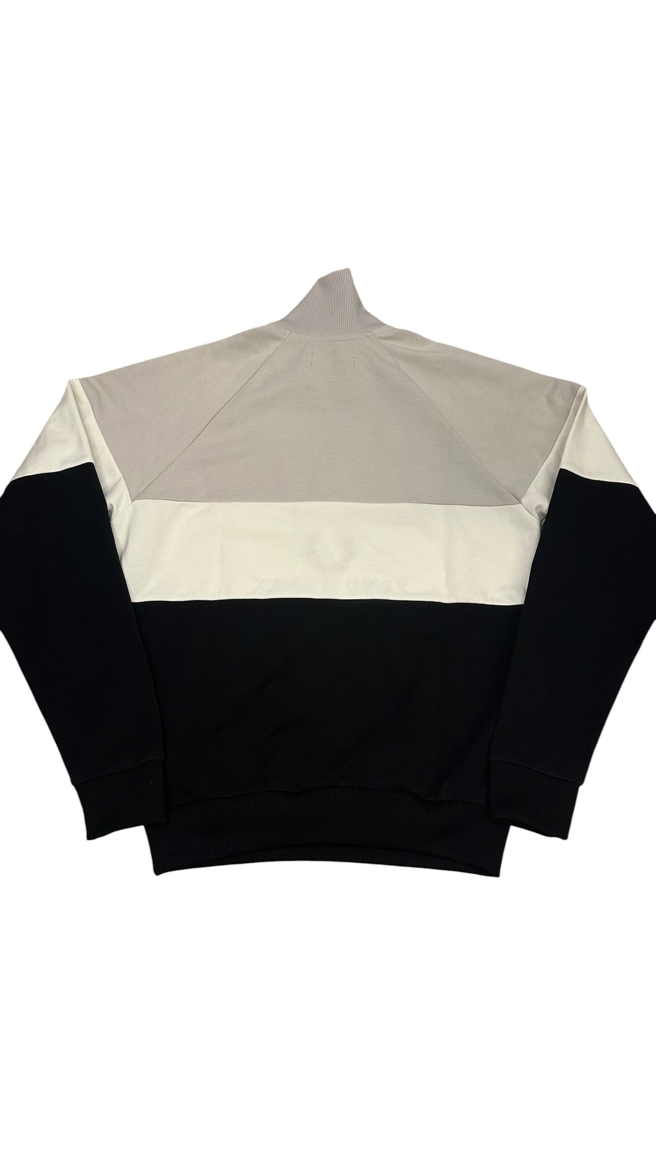 Fred Perry Half / Quarter Zip Pullover Schwarz Weiß S