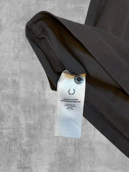 Fred Perry Polo Shirt Grau Beige M