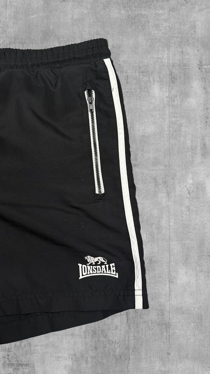 Lonsdale London Sport Shorts Kurze Hose Schwarz S