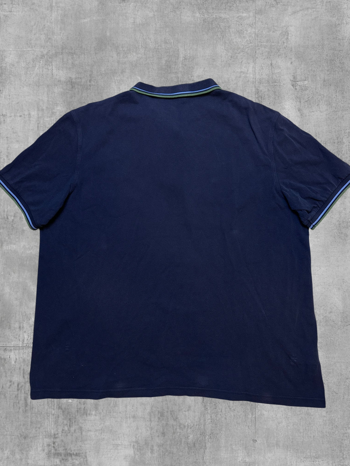 Fred Perry Polo Shirt Navy Blau Khaki 3XL