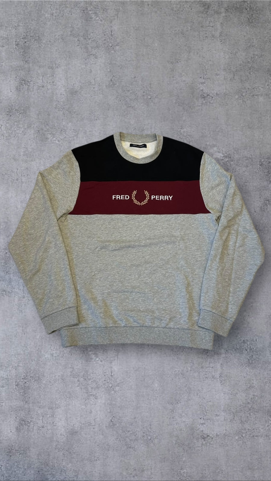 Fred Perry Sweatshirt Grau M