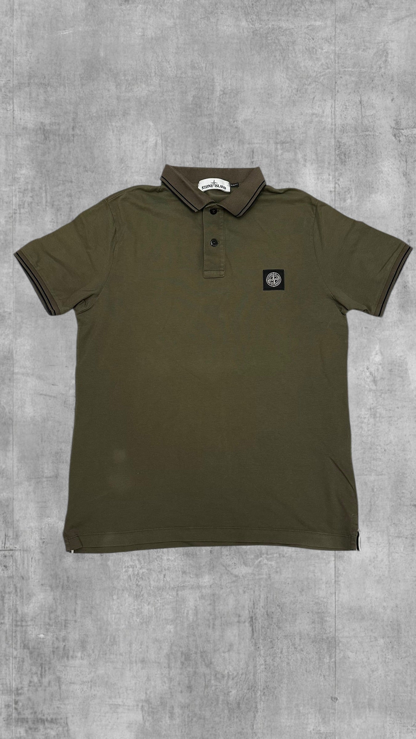 Stone Island Polo Shirt Khaki M