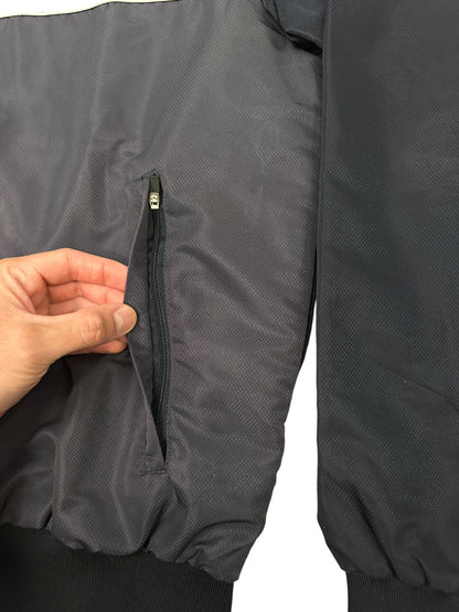 Sergio Tacchini Trainingsjacke Windbreaker Regenjacke Schwarzblau Weiß Türkis XL