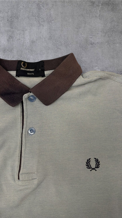 Fred Perry Polo Hemd Shirt Hellblau S Slim Fit