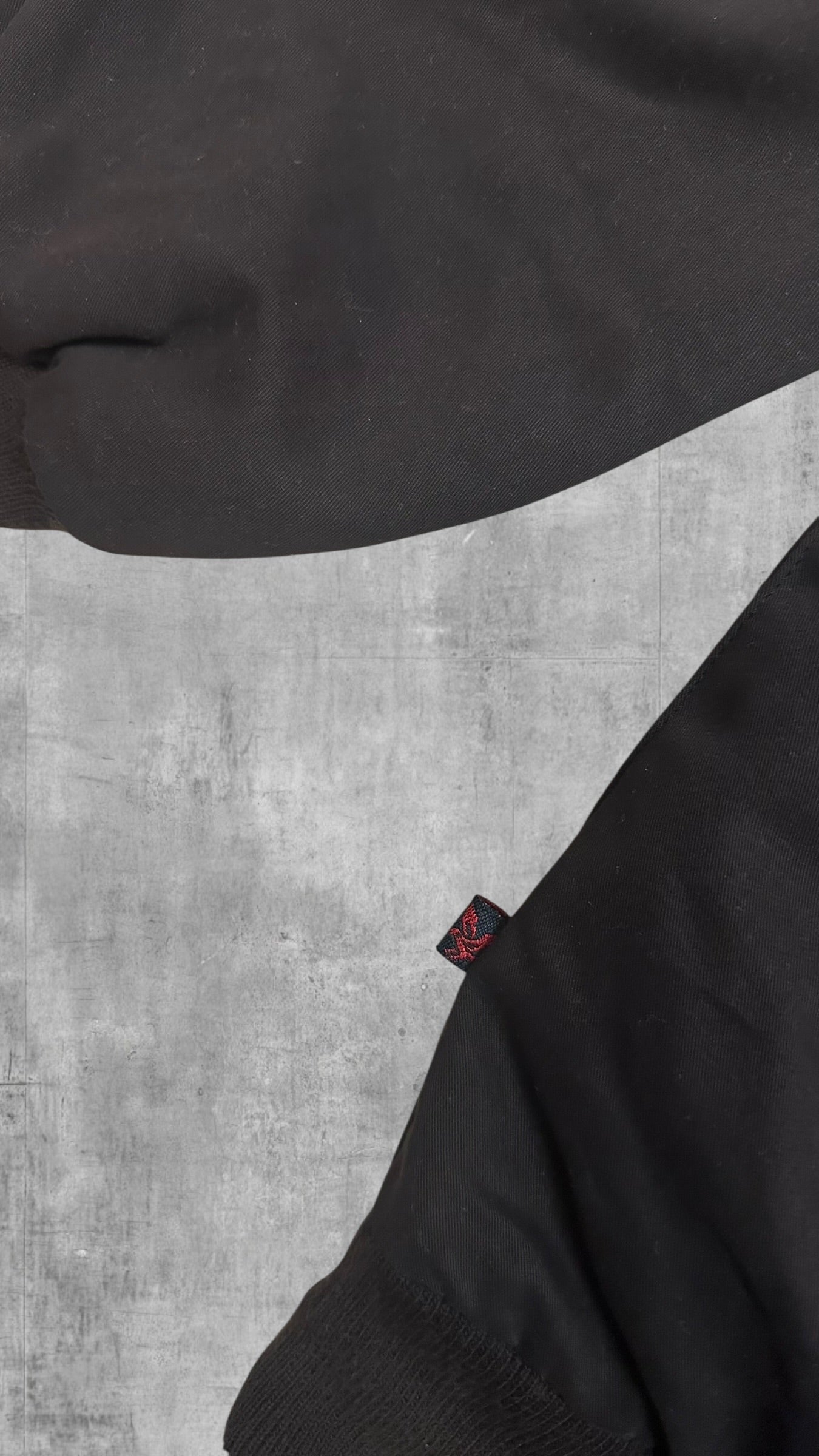 Lyle & Scott Vintage Half Zip Windbreaker Schwarz S-M