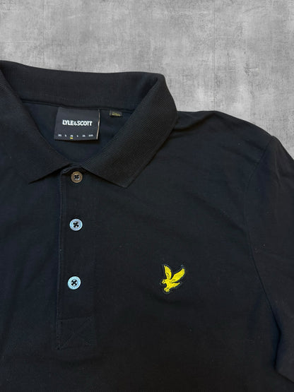 Lyle & Scott Polo manches longues Noir M