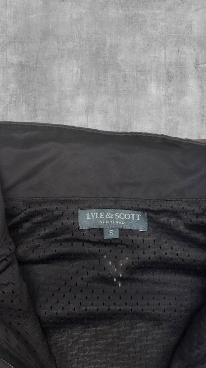 Lyle & Scott Vintage Half Zip Windbreaker Schwarz S-M