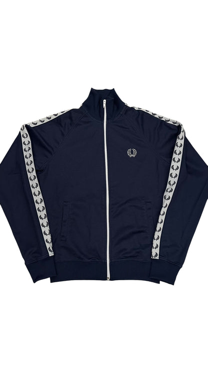 Fred Perry Vintage Trainingsjacke Taped Navy Blau S