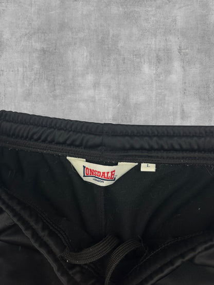 Lonsdale London Trainingshose Schwarz Weiß L
