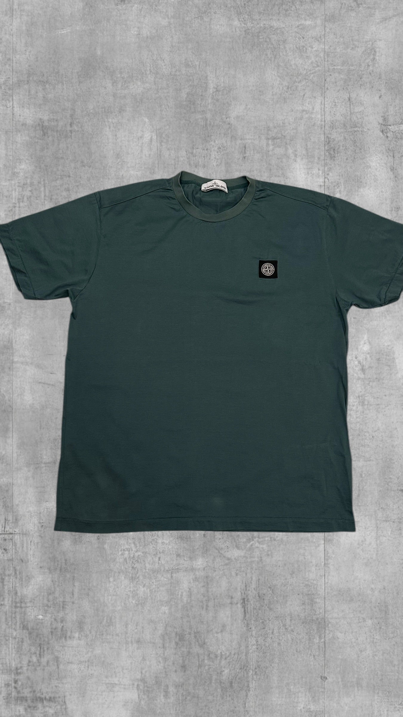Stone Island T-Shirt Dunkelgrün XXL
