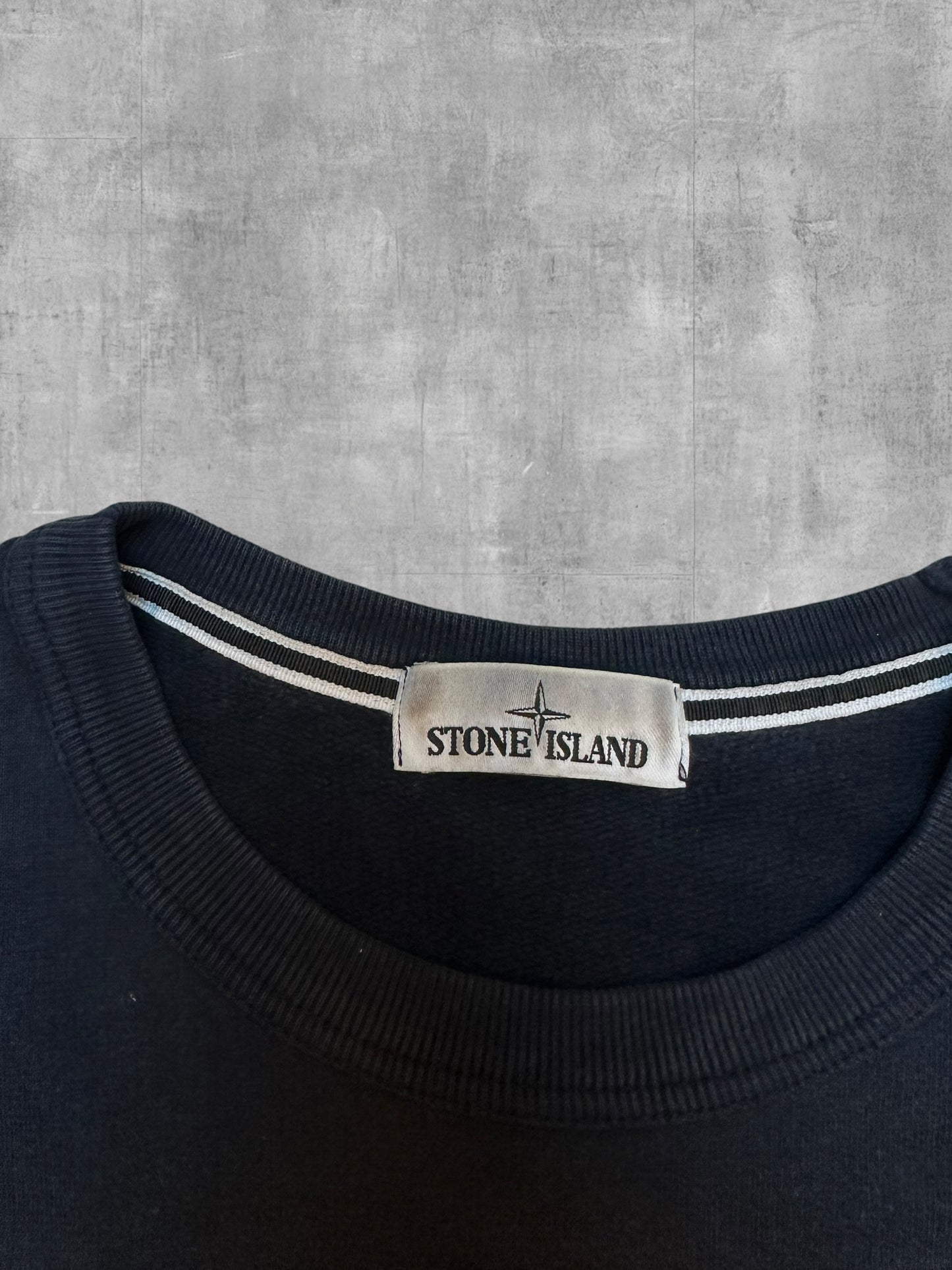 Stone Island Sweatshirt Schwarz Stone Washed L