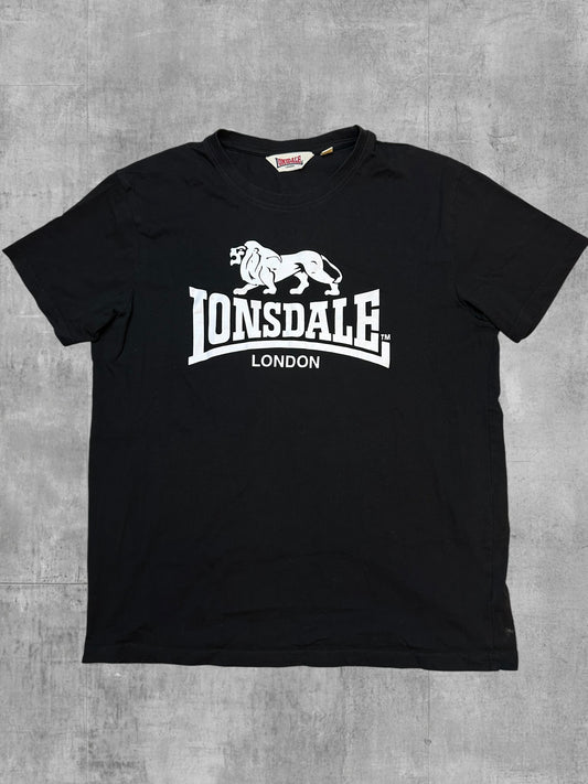 Lonsdale London T-shirt Nero Bianco M