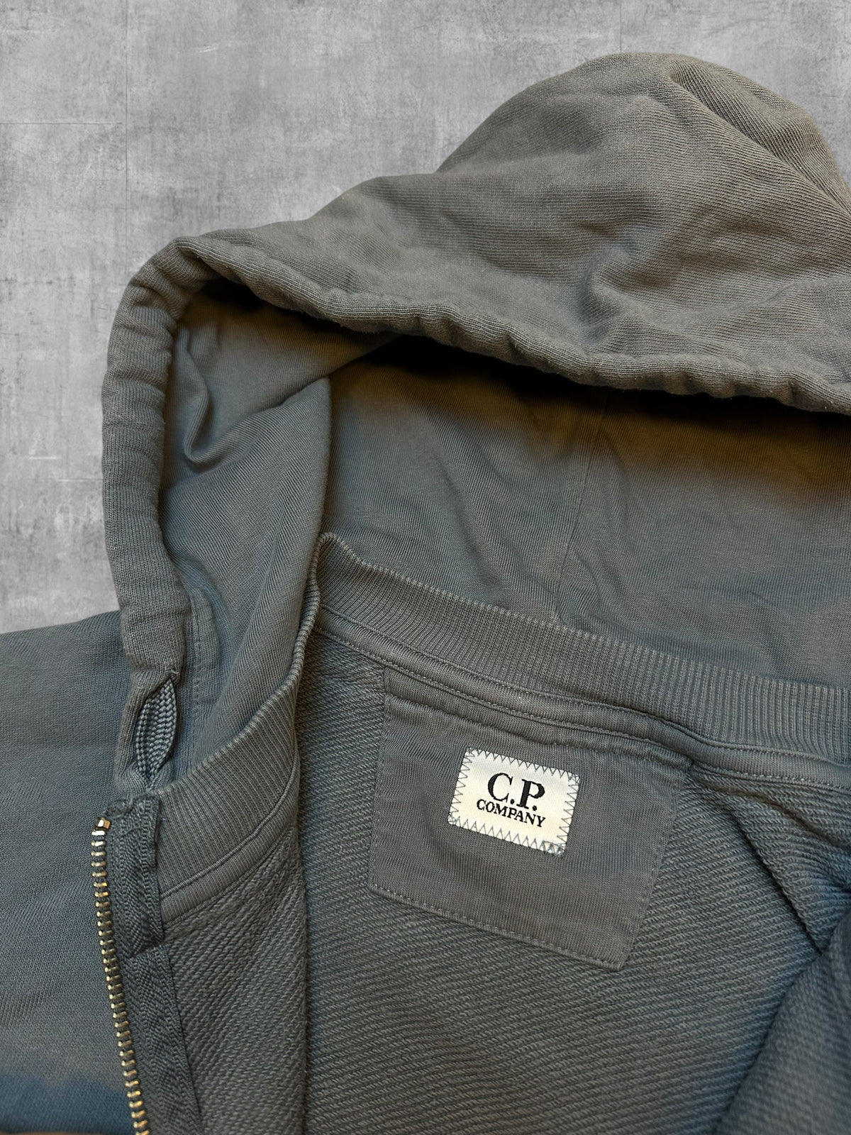C.P. Company Zip Hoodie Grau S