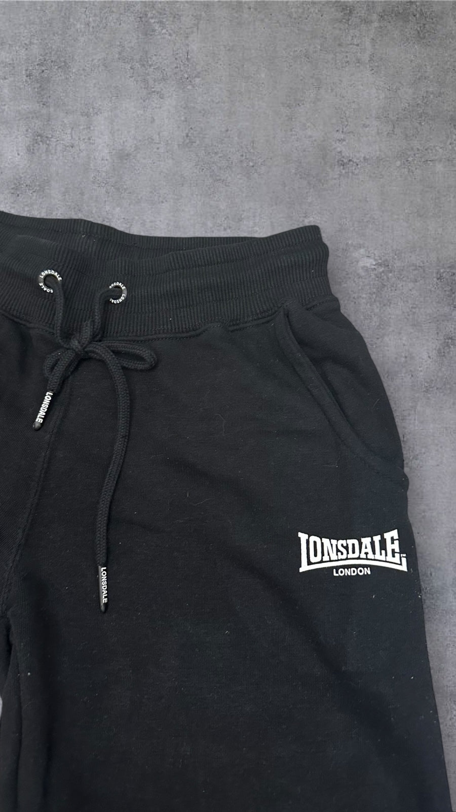 Lonsdale London Jogging Hose Schwarz S