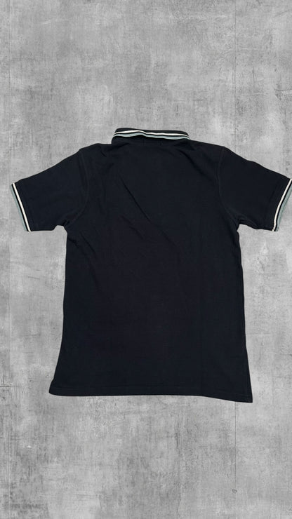 Fred Perry Polo Shirt Schwarzblau Weiß S Slim Fit