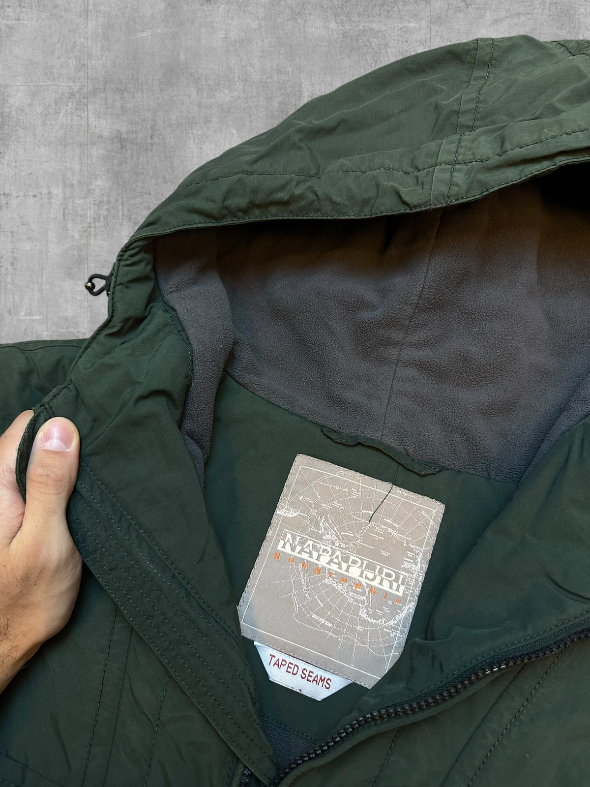 Napapijri Jacke Windbreaker gefüttert Olivgrün L
