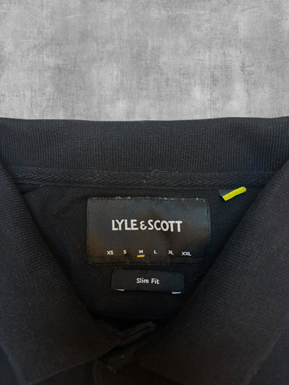 Lyle & Scott Polo Shirt Schwarz M Slim Fit