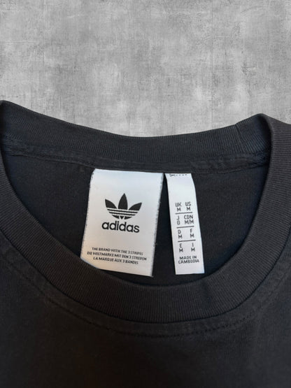 Adidas T-shirt Schwarz Weiß M