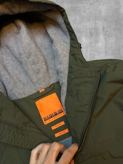 Napapijri Jacke Windbreaker gefüttert Khaki XL