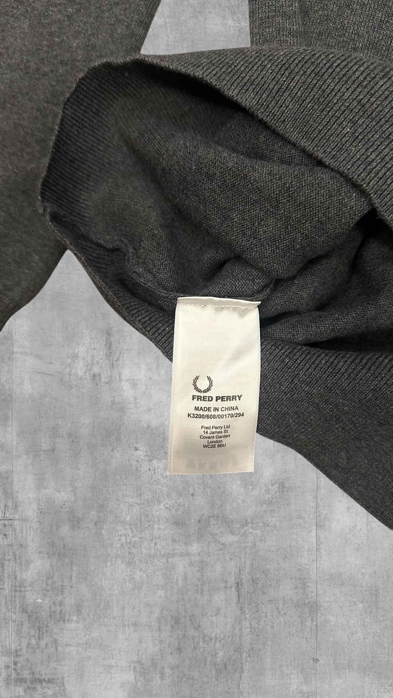 Fred Perry Sweatshirt Grau S