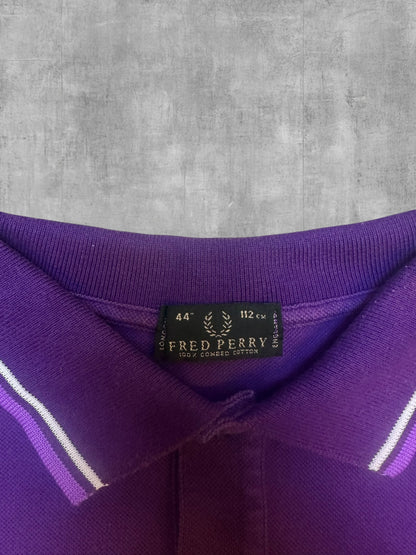 Fred Perry Polo Shirt Lila L