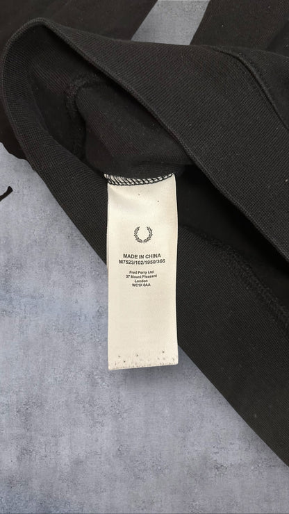 Fred Perry Sweatshirt Schwarz M