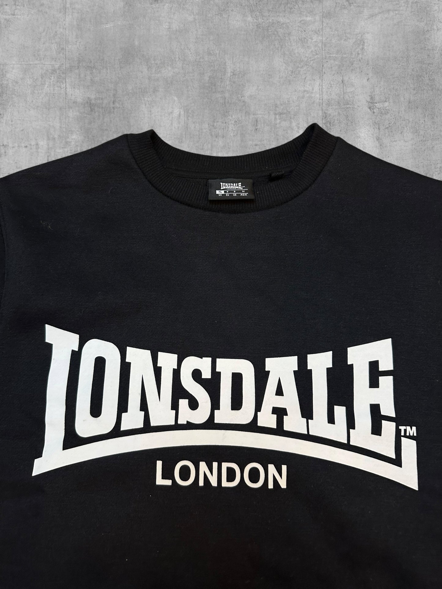 Lonsdale London Sweatshirt Schwarz S