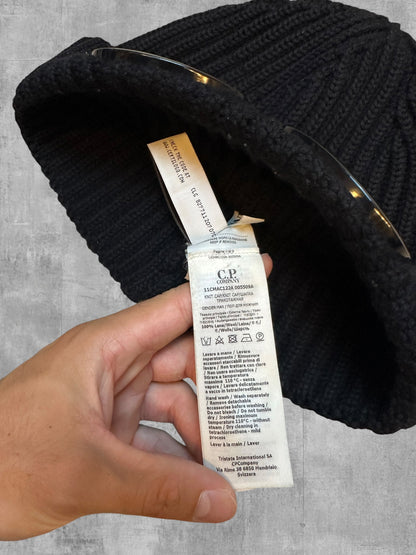 C.P. Company Beanie Mütze Schwarz